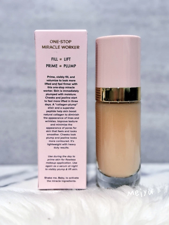 Too Faced Plump & Prime Luxury Face Plumping Primer Serum, 1oz/30mL, New In Box - Image 2 of 4