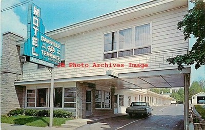 KY, Danville, Kentucky, Danville Terrace Motel, Entrance View, Dexter No 99805-B