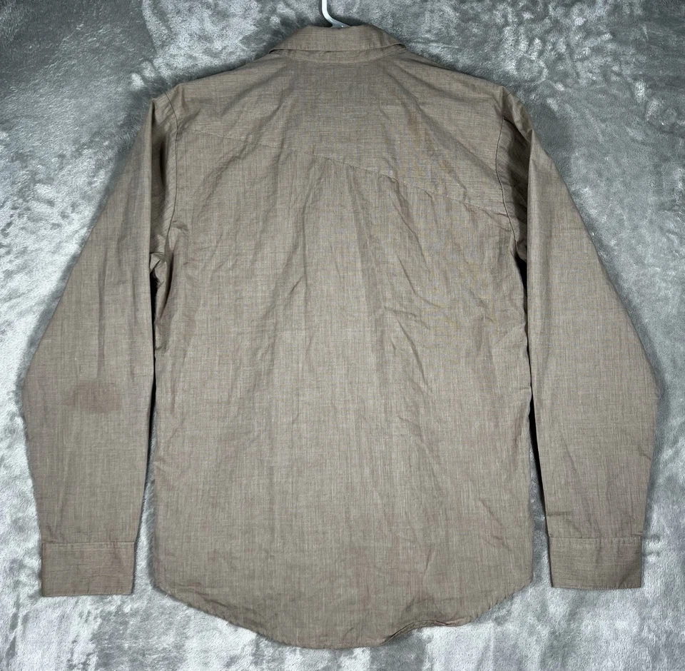 Volcom shirt Men's L button up Classic Fit Brown Long Sleeve *Picture* - Image 2 of 4
