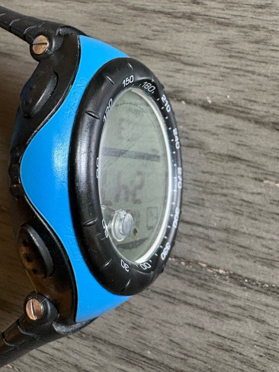 SUUNTO Vector Turquoise Watch; Crack In Crystal (new battery) | eBay