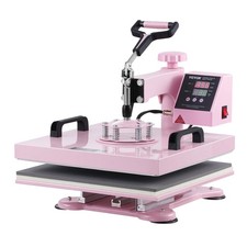 Heat Press Machine, 15 x 15 inch, 5 in 1 Heat Transfer Machine with 30 oz Tumble