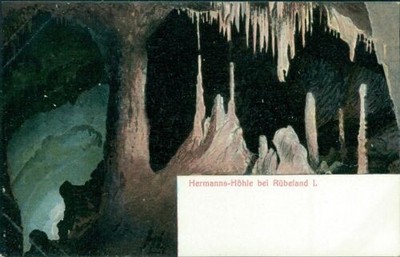 Ansichtskarte Hermanns Höhle bei Rübeland 1.  (9911)