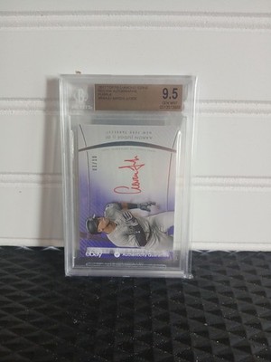 Aaron Judge 2017 Topps Diamond Icons Red Ink Rookie Card RC Auto /10 BGS 9.5/10