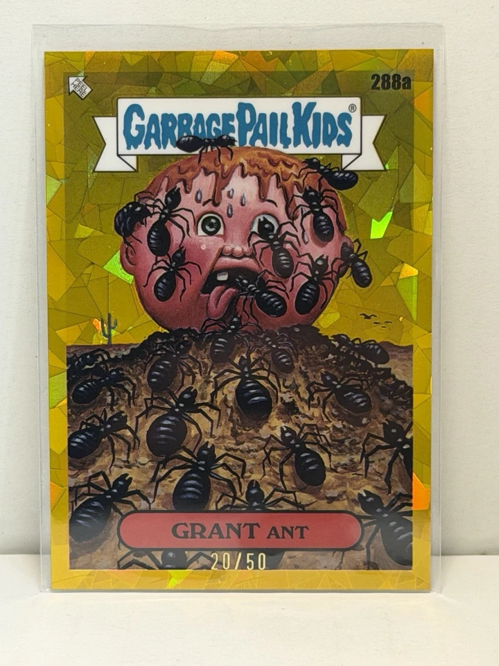 2024 Garbage Pail Kids Sapphire Gold Refractor /50 Grant Ant 288a - Bild 1 von 2