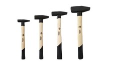 Schlosserhammer Hammer H&auml;mmer 100/200/300/800g Set 4 tlg Hammerset