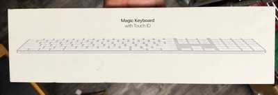 Apple Magic Keyboard with Touch ID and Numeric Keypad White