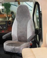Hindermann Schonbezug Armlehne FüR Fiat Ducato Ab Bj. 07/2006, Anthrazit/Hellgra