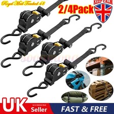2-4x💖Automatic Retractable Ratchet Strap Heavy Duty Car Trailer Tie Down Straps