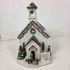 The Village Collection St. Nicholas Square Illuminated Country Church 2008