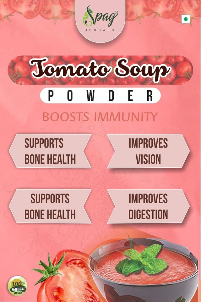 Polvere Di Zuppa Di Pomodoro Spag Herbals 300Gm - Immagine 2 di 4
