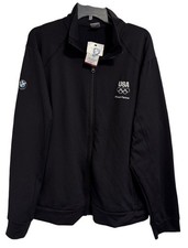 Bmw Team Usa Olympic Apparel Full Zip Up Track Jacket Sz Xl New