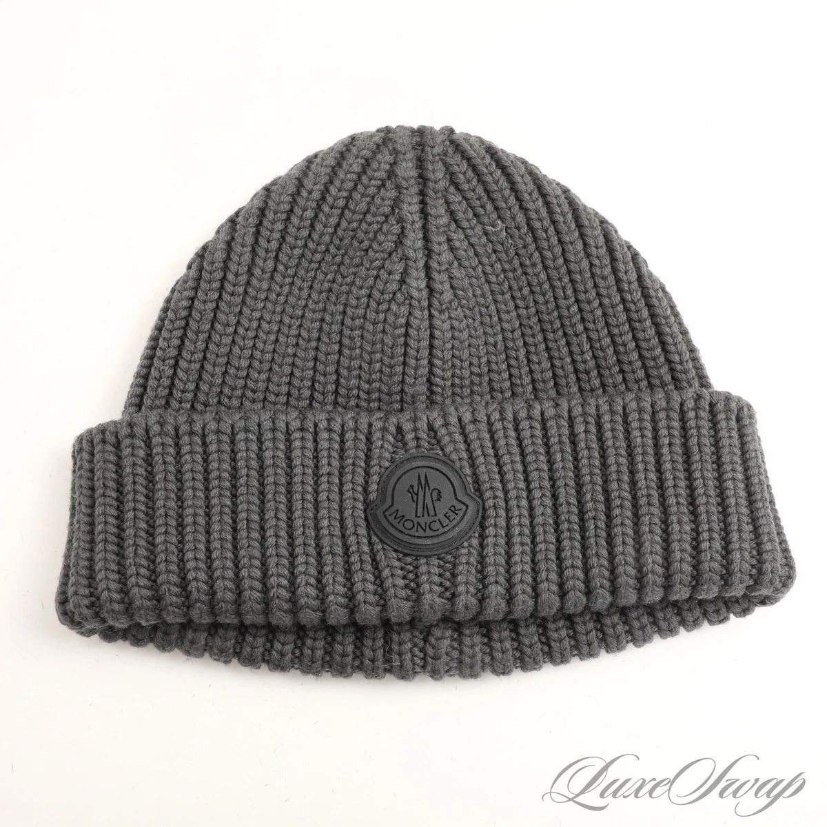 Moncler Gray Men's Beanie for sale | eBay