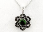 Le Vian 14K White Gold 18" Pendant Necklace 2.05 cts Chrome Diopside Diamond — photo 1
