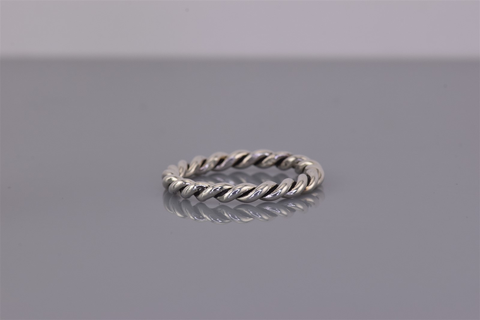 Sterling Silver 3mm Solid Twisted Cable Stackable… - image 7