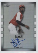 2018 Leaf Metal Perfect Game All-American Classic Hylan Hall #BA-HH1 Auto nd3