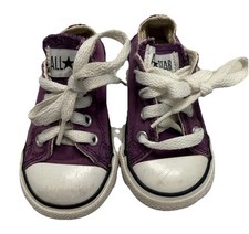 Converse Chuck Taylor All Star Toddler Size 5 Purple Low Top Sneakers Shoes