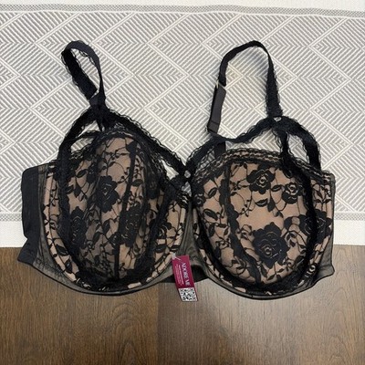 Adore Me Underwire Full Bra size 40G Black