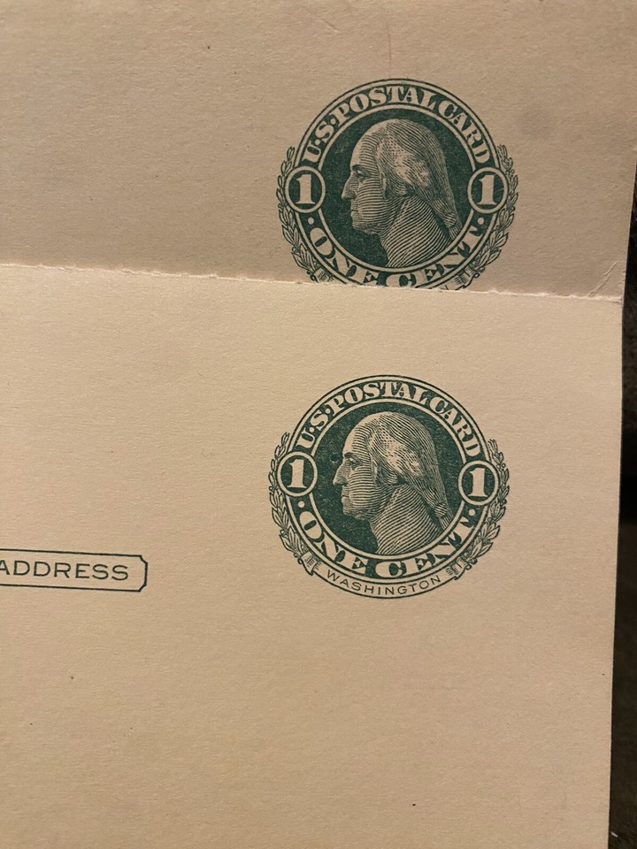 Lot of 40 Vintage USPS PreStamped Blank Postcards 1 2 3 4 6 Cent