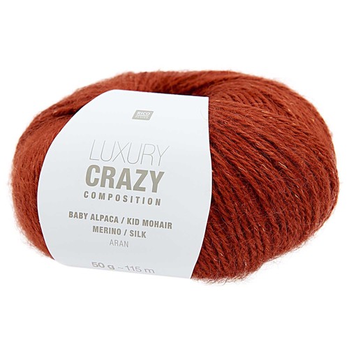 RICO LUXURY CRAZY COMPOSITION ARAN Mischgarn Alpaka Mohair 50g (Farbauswahl) - Bild 14 von 26