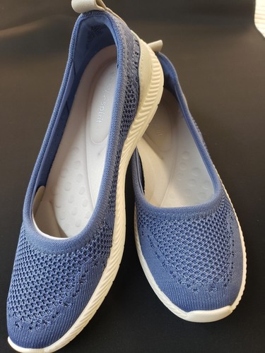Easy Spirit Glitz Arch Comfort Lightweight Sneaker Slip On Shoes Blue 6.5 New 7C - Picture 5 of 7