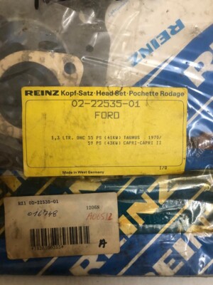 2Sets X Cyl.Head Gasket Set 02-22535-01 Reinz Fit FORD Sierra Mk1 Taunus Turnier