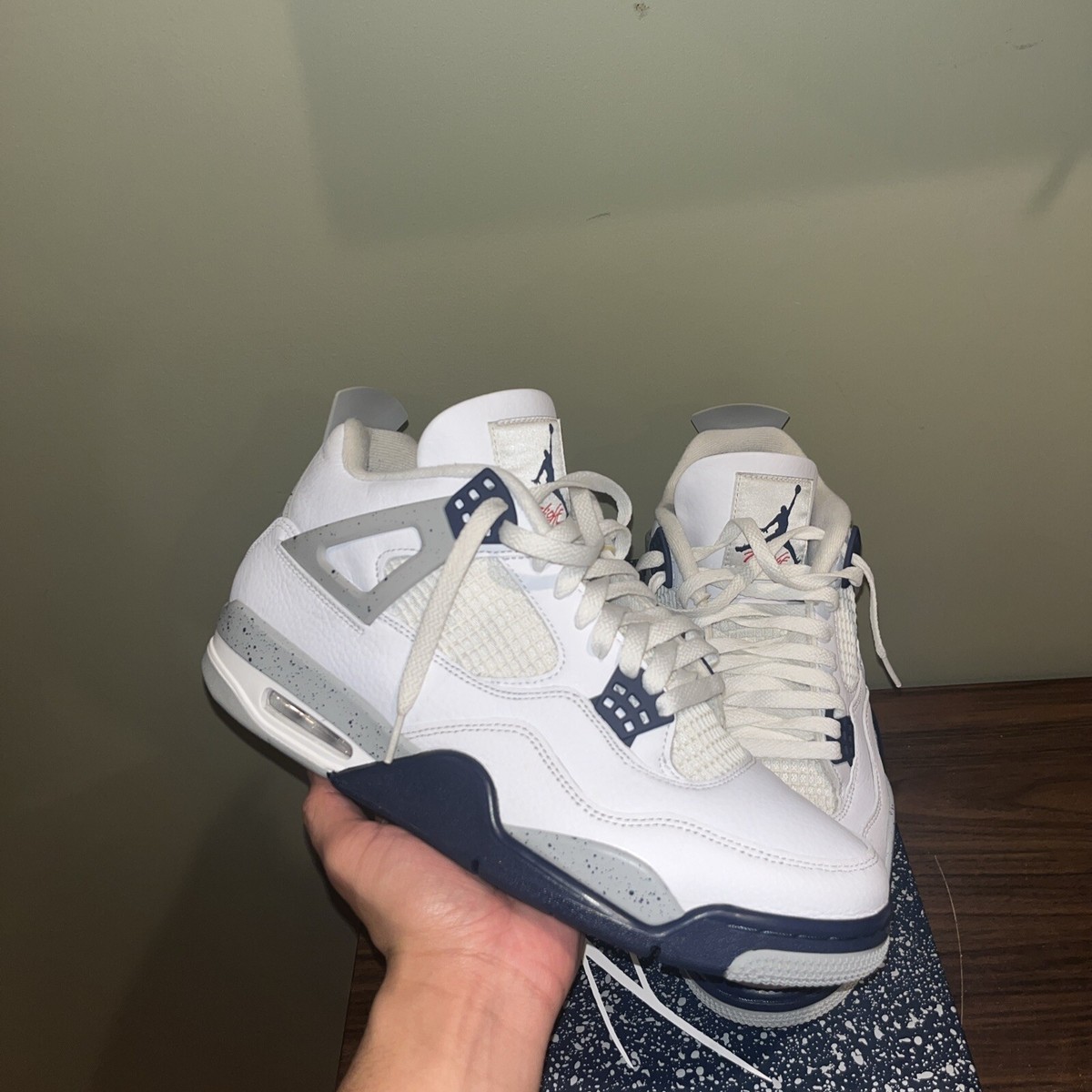 Size 11 - Jordan 4 Retro Mid Midnight Navy Midnight Navy main image 4