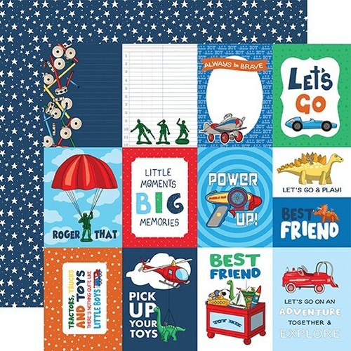 Carta Bella - Little Boy - 12x12 Collection Kit Scrapbook Papers + Stickers - Picture 4 of 5