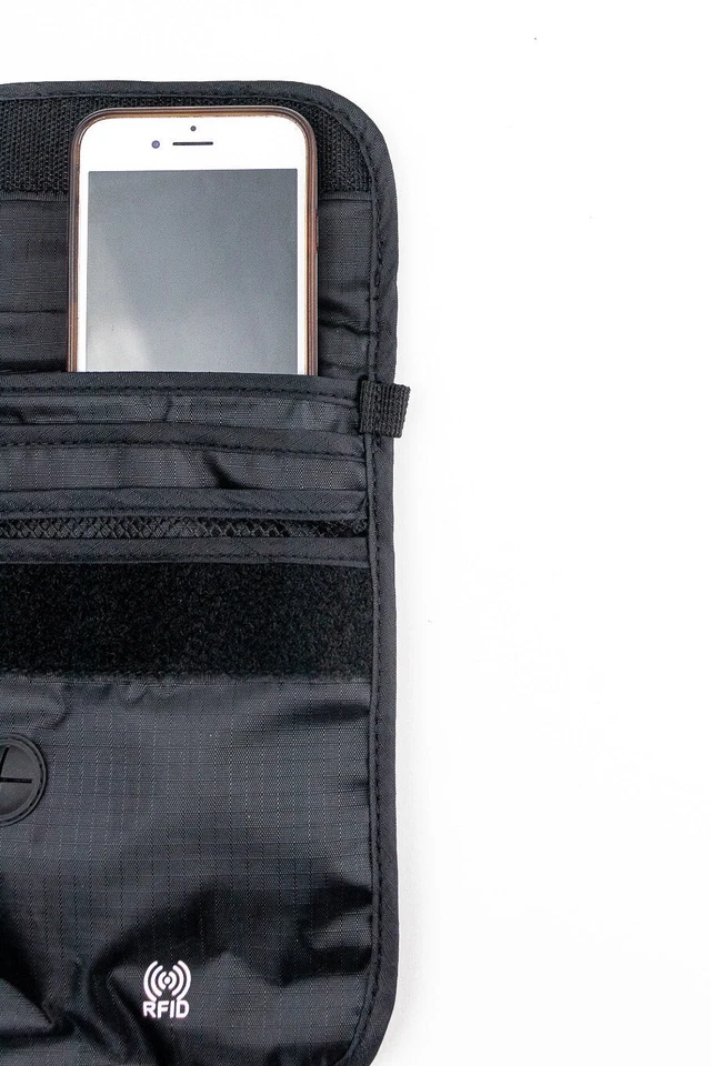 Faraday Bag - Unisex RFID Crossbody Bag For Credit Card Antitheft Lot - Image 3 of 4