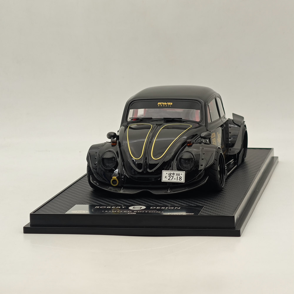 RAM Collectibles Volkswagen Coccinelle RWB ADVAN – Résine 1/18 Limitée – Noir