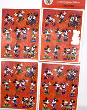 Mickey Mouse Minnie Mouse Hallmark Stickers 4 Sheets Dance 31 of 32 included