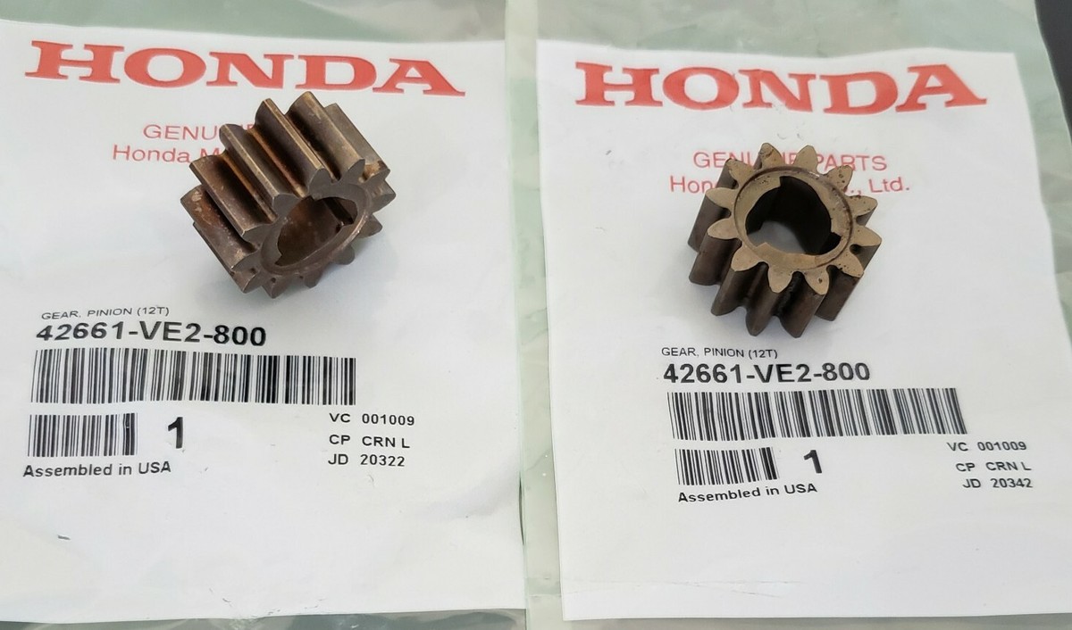 2 Pack Genuine Honda 42661-VE2-800 Pinion Gear OEM | eBay