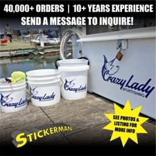 Custom Personalized Vinyl Decal Sticker Car Boat Truck Window Tumbler Flask