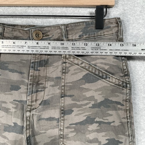 Anthropologie Pants Womens 27 Stretch Camo Mid Rise Mavis Utility Outdoor Chino - 第 4/14 張圖片
