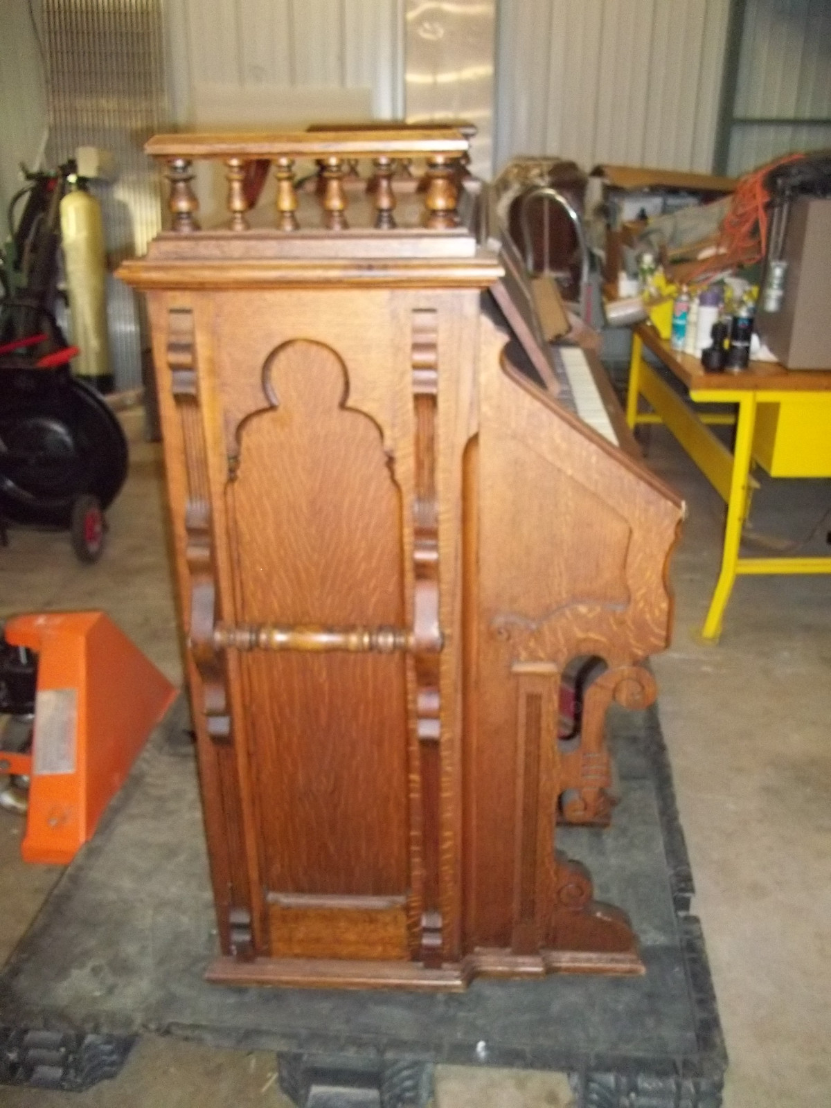 Vintage Oak Hinners Organ Co. eBay