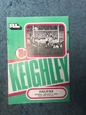 Keighley v Halifax rugby league Programme 1977/78 season