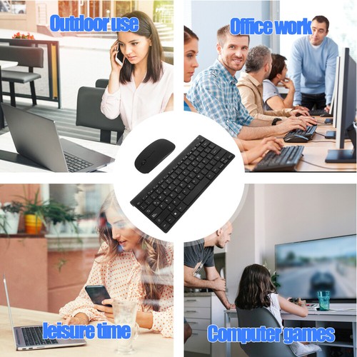 Kabellose Tastatur Arbeit Büro Tastaturen Drahtlos Für Computer - Bild 4 von 12
