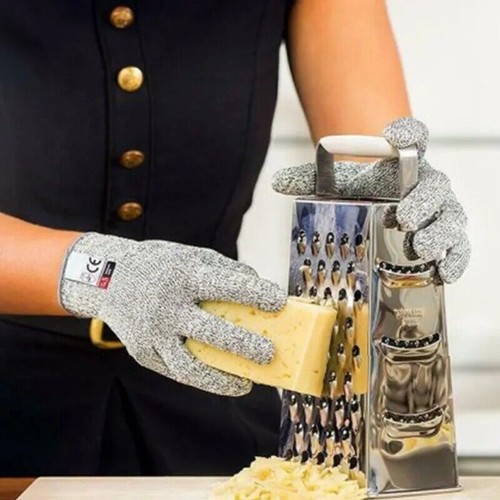 AU☑☑New Safety Cut Proof Anti Cut Resistant Kitchen Butcher Gloves Level Class 5 - Picture 5 of 18