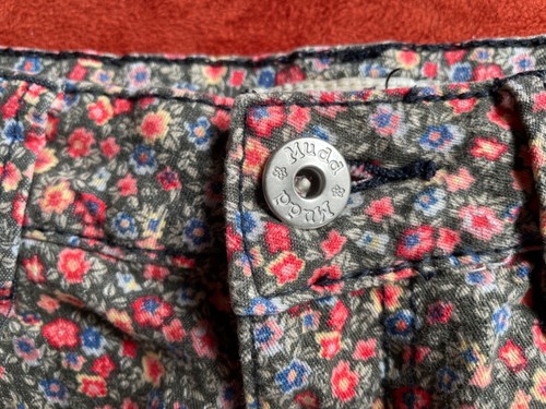 VINTAGE Y2K MUDD sweet FLORAL Cutoff Style SHORTS Size 0 - Picture 4 of 5