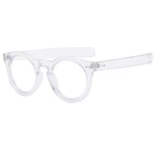 Fashion Round Reading Glasses Men Women Blue Light Blocking Presbyopic Readers 