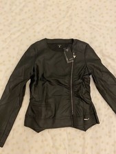 Guess Leather Jacket For Women / Size Xxl-12