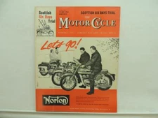 May 1962 The Motorcycle Magazine Norton BSA AJS Greeves Triumph CZ Ariel L11737