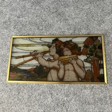 1993 Winterthur Printed Glass Panel Made in the USA