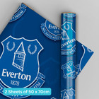Birthday Wrapping Paper | Everton FC | 2 Sheets & 2 Tags | Football Gift Wrap