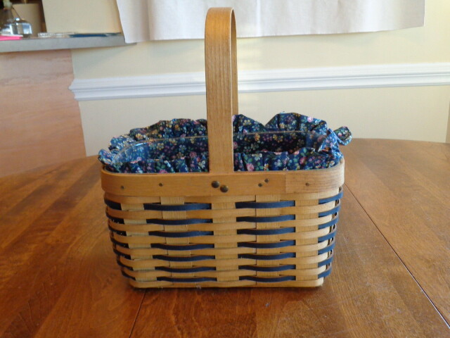 PETERBORO BASKET W/HANDLE LINER & PROTECTOR | eBay