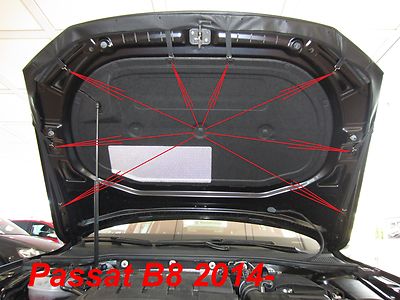 PROTECTOR DEL CAPO Compatible Con VW Passat B8 Desde 2014 Car Bra Tuning
