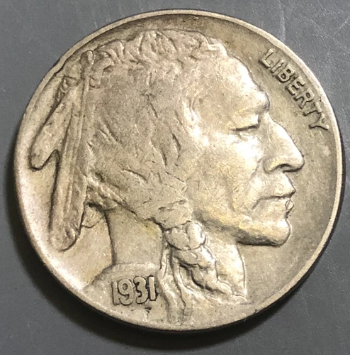 1931-S BUFFALO NICKEL . Nice Original Full Horn!!