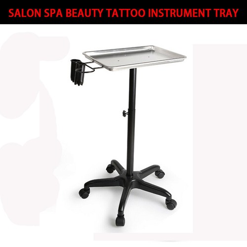 Bandeja enrollable de salón ajustable en altura para salón SPA bandeja de servicio para peluquería enrollable - Imagen 5 de 10