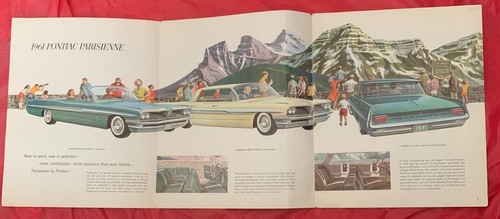 1961 Pontiac "PARISIENNE / LAURENTIAN / STRATO-CHIEF"- Original Car Brochure - Imagen 2 de 10