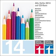 test und Finanztest Archiv CD-Rom 2014: für PC.... | Software | Zustand sehr gut