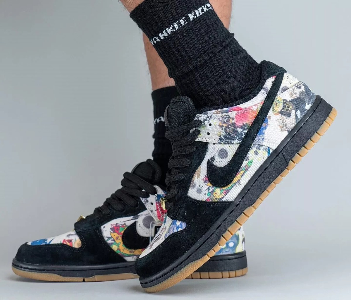 Size 11.5 - Nike SB Dunk Low x Supreme Rammellzee for sale online